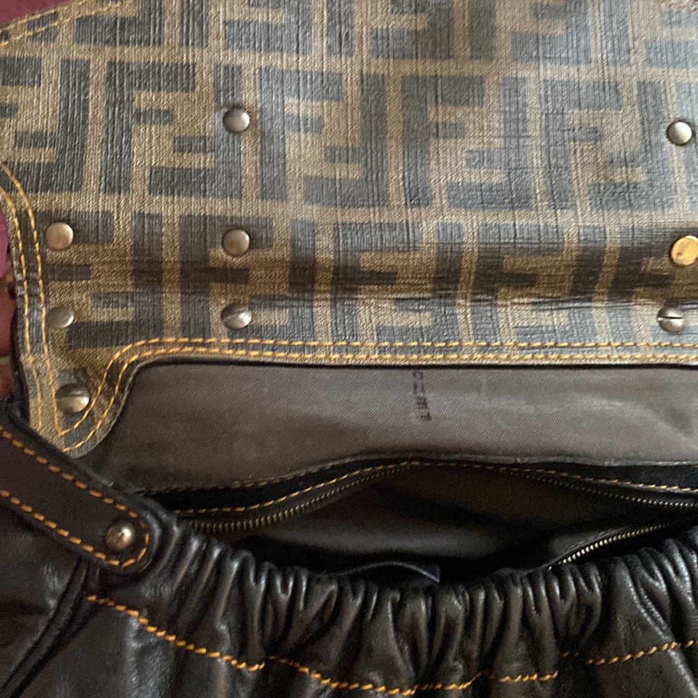 Fendi Black Leather Women's Bag - Picture 10 of 16